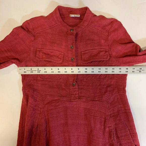 Anthropologie Holding Horses Harper High Low Shirt‎ Dress Size 2 - Picture 11 of 13